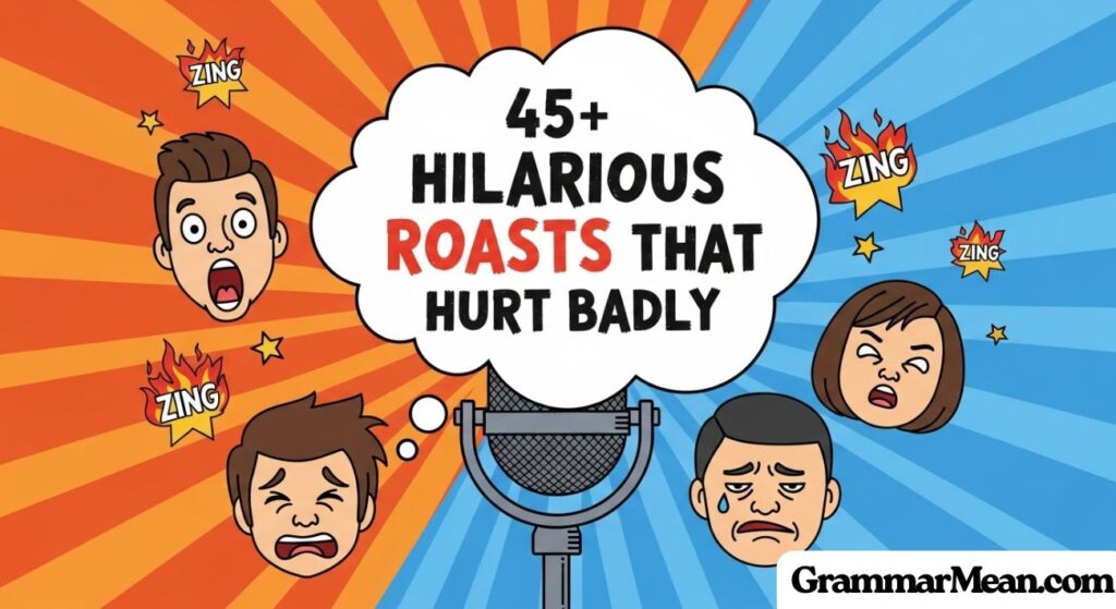 45+ Hilarious Roasts That Hurt Badly