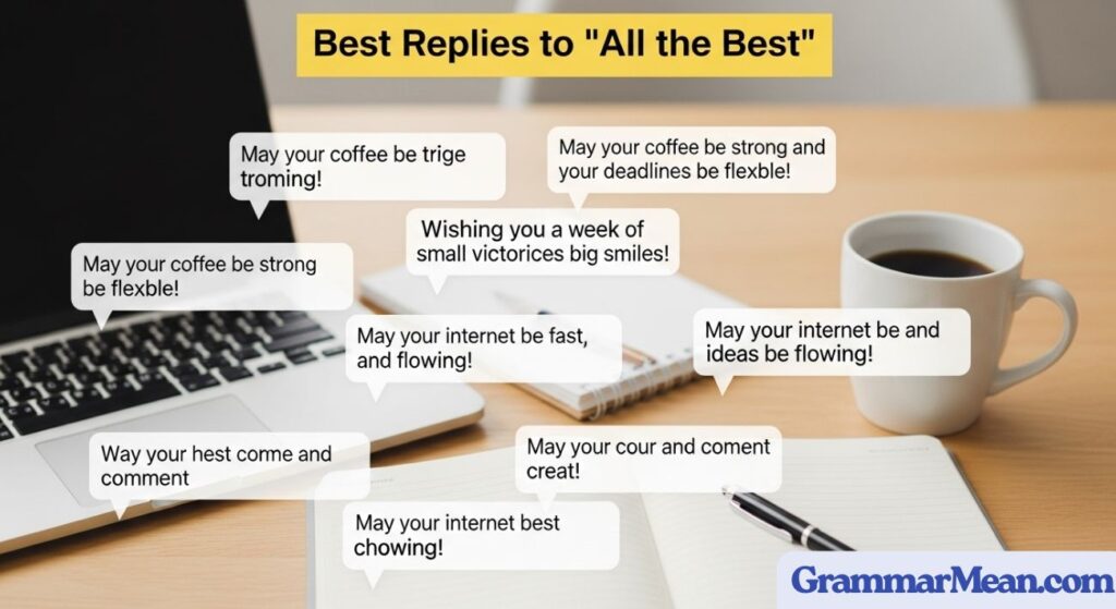 Best Replies to “All the Best