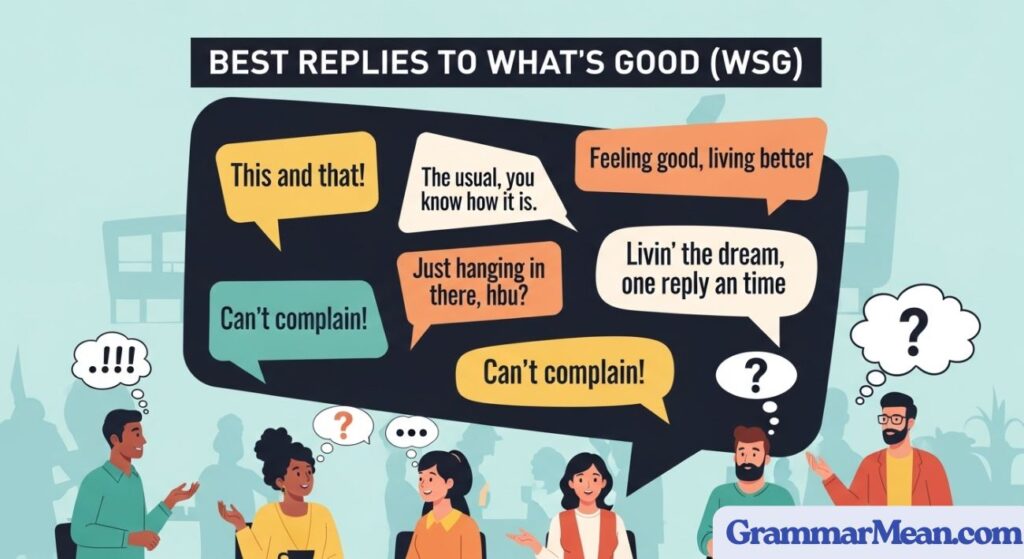 Best Replies to What’s Good (WSG)