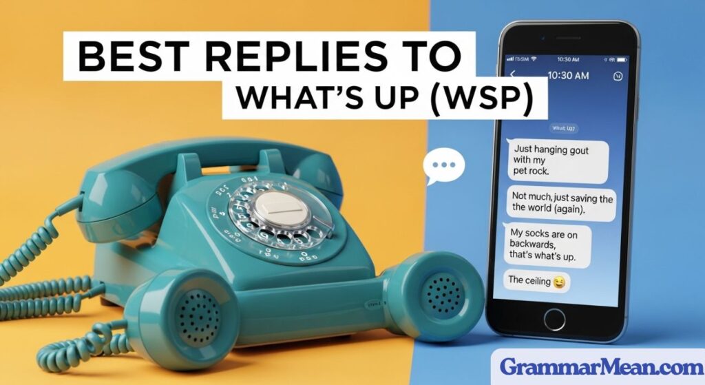 Best Replies to What’s Up (WSP)