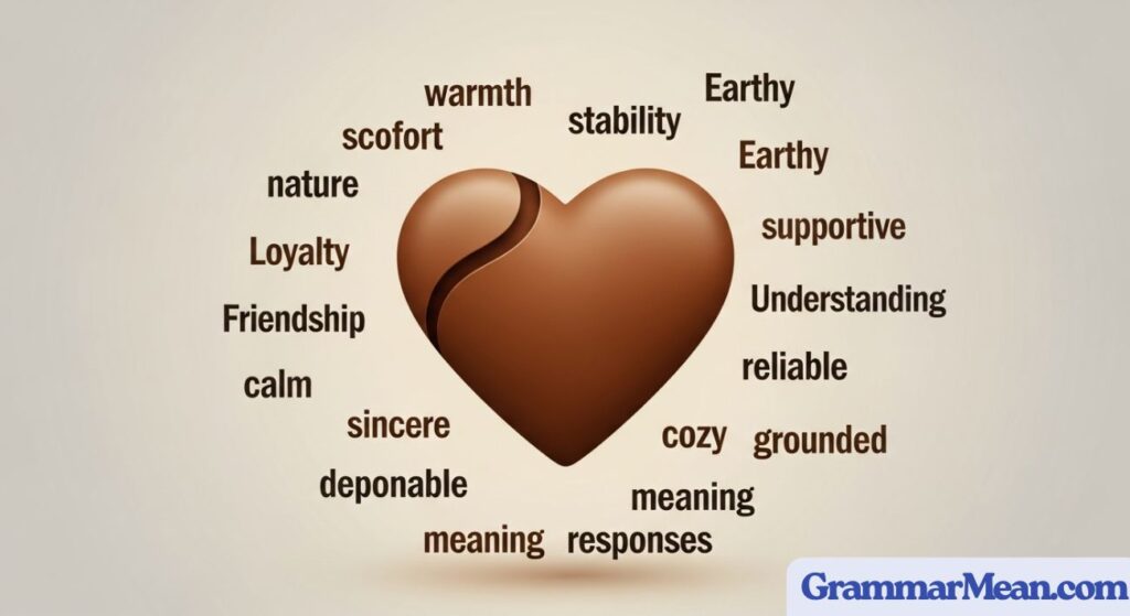 Brown Heart Emoji Meaning and Best Responses