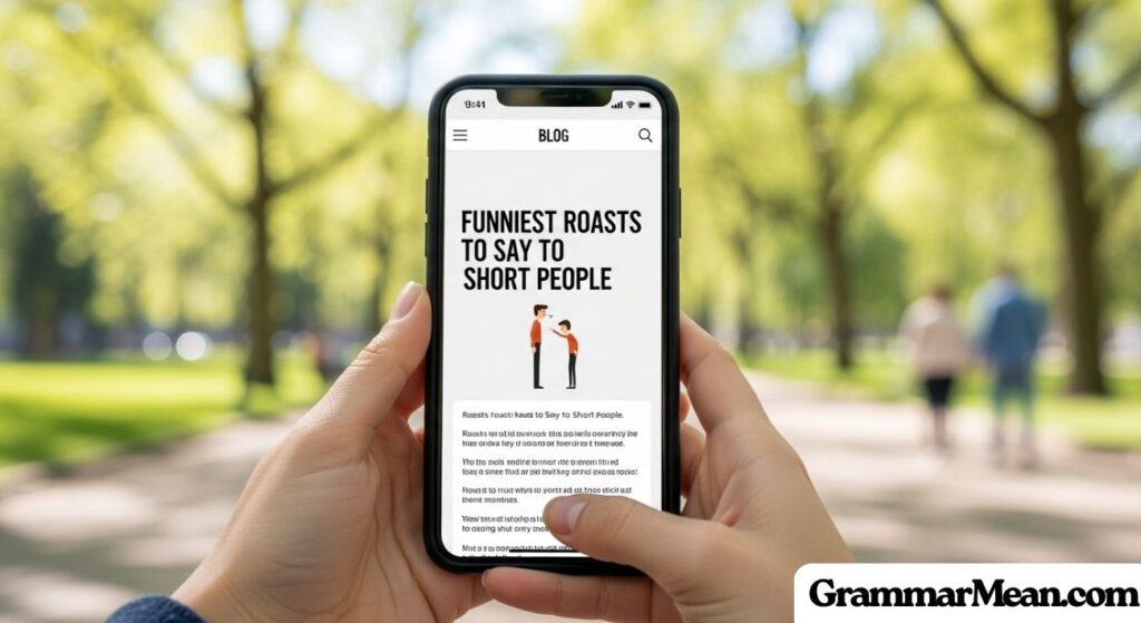 Funniest Roasts to Say to Short People