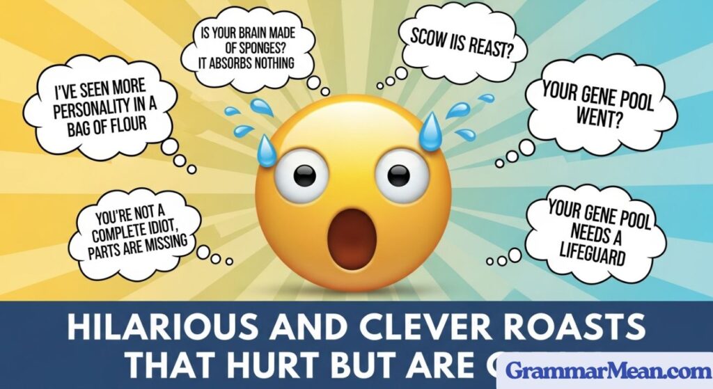 Hilarious and Clever Roasts That Hurt But Are Clean