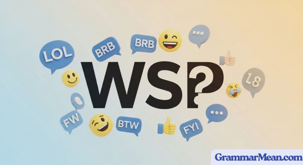 WSP Mean in Texting