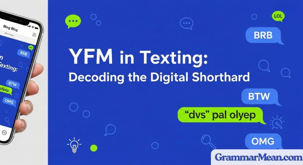 YFM in Texting