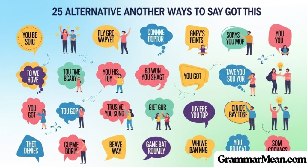 Alternative Another Ways to Say You Got This