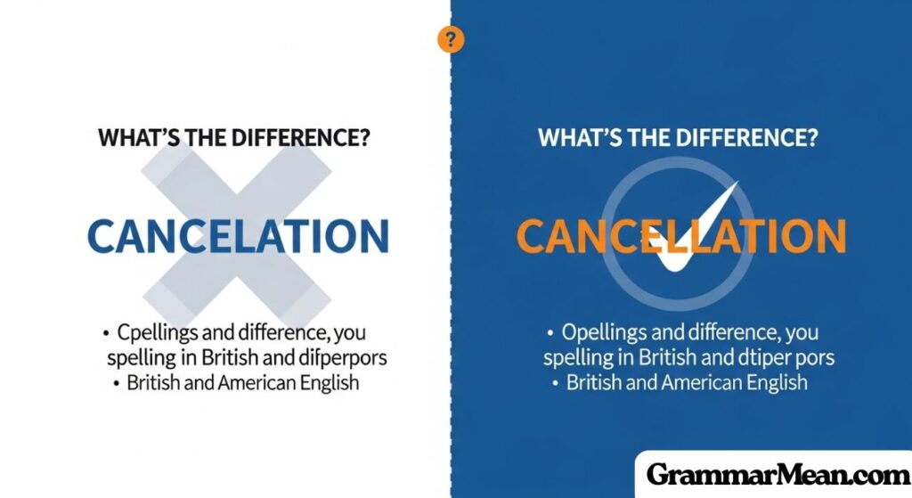 Cancelation or Cancellation – What's the Difference?