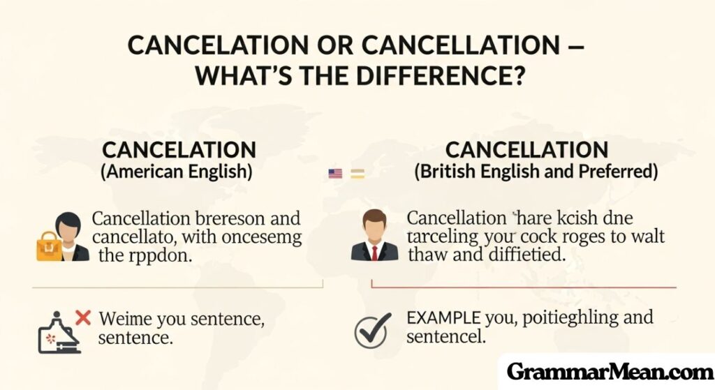 Cancelation or Cancellation – What's the Difference?