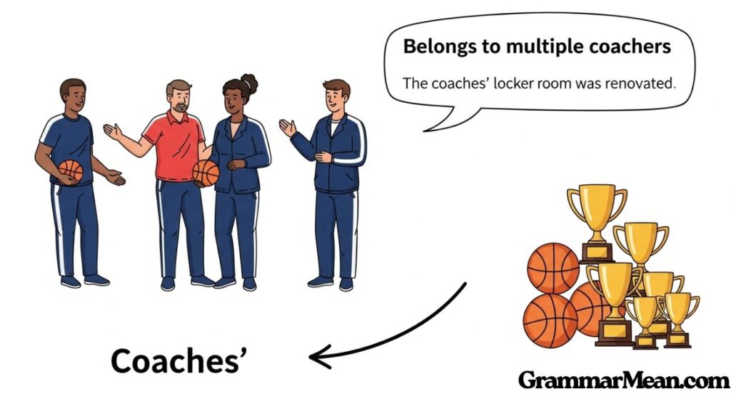 Coach’s vs Coaches’ vs Coaches