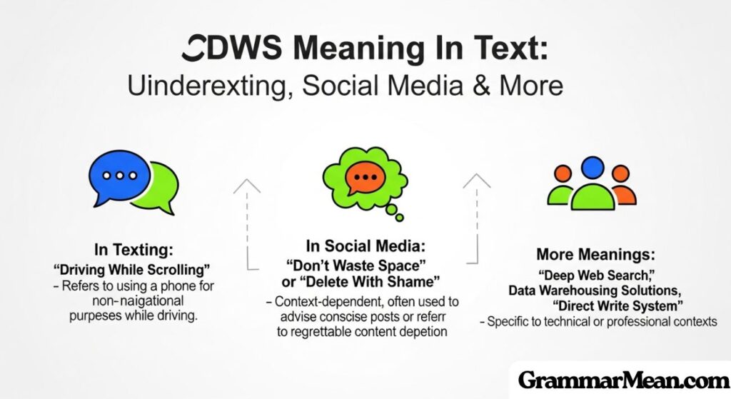 DWS Meaning In Text