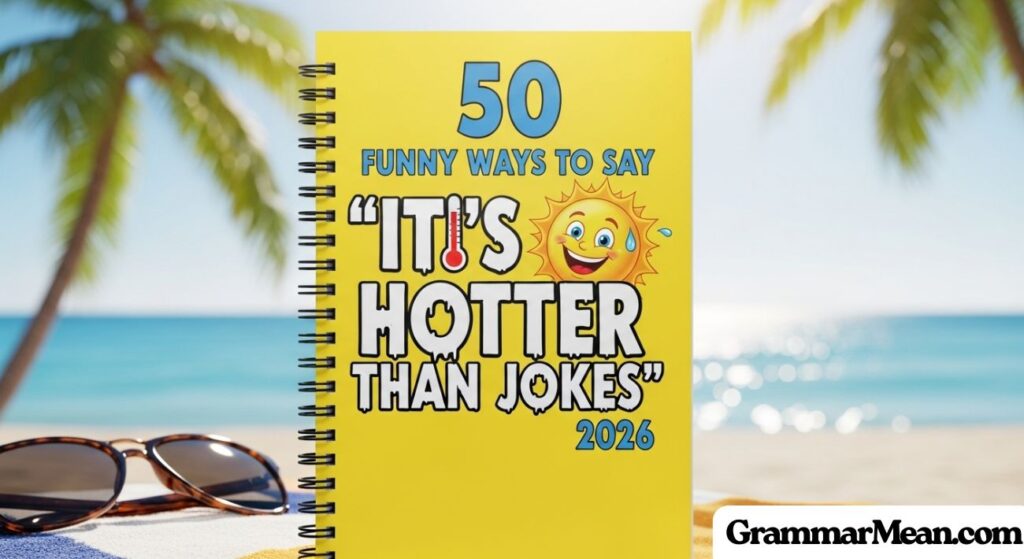 Funny Ways to Say "It’s Hotter Than Jokes" 2026