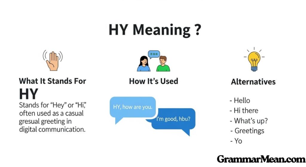 HY Meaning