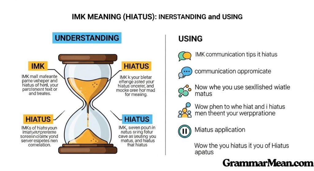 IMK Meaning (Hiatus Meaning)
