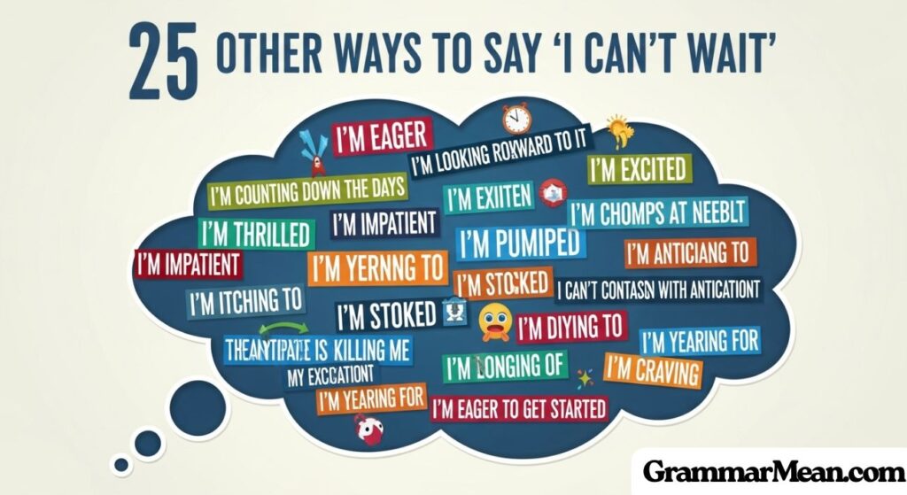 Other Ways to Say "I Can't Wait" Synonym