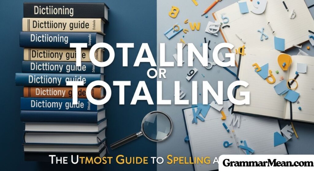 Totaling Or Totalling