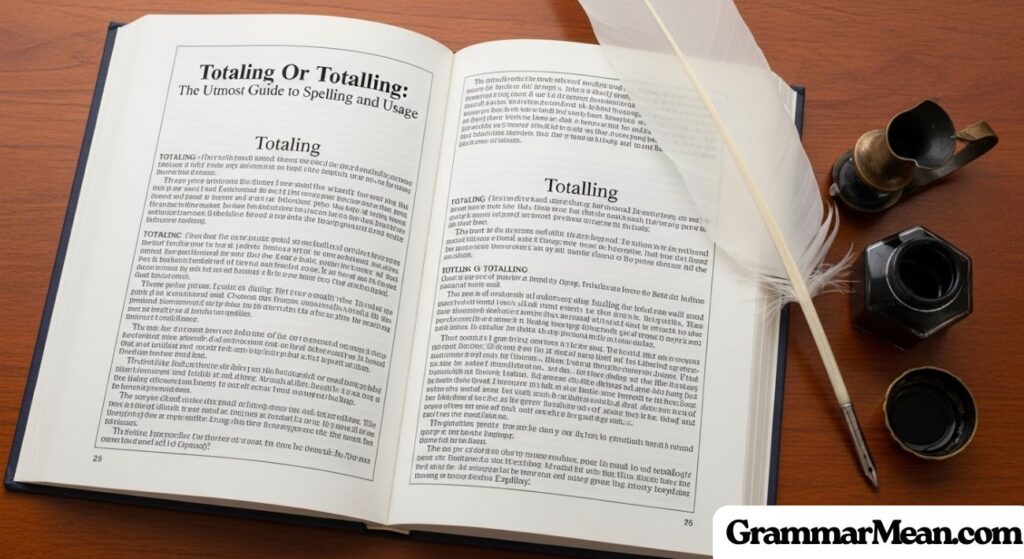 Totaling Or Totalling