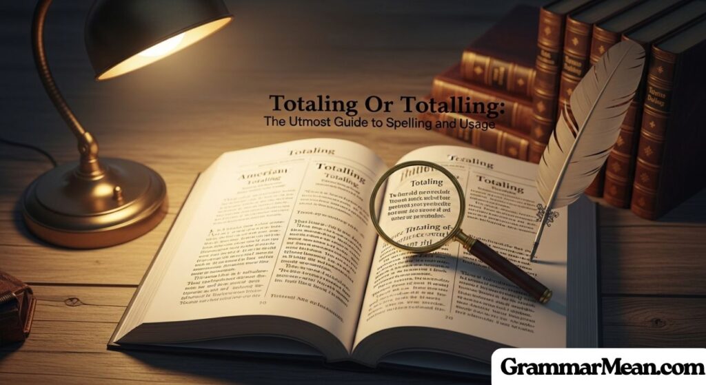Totaling Or Totalling