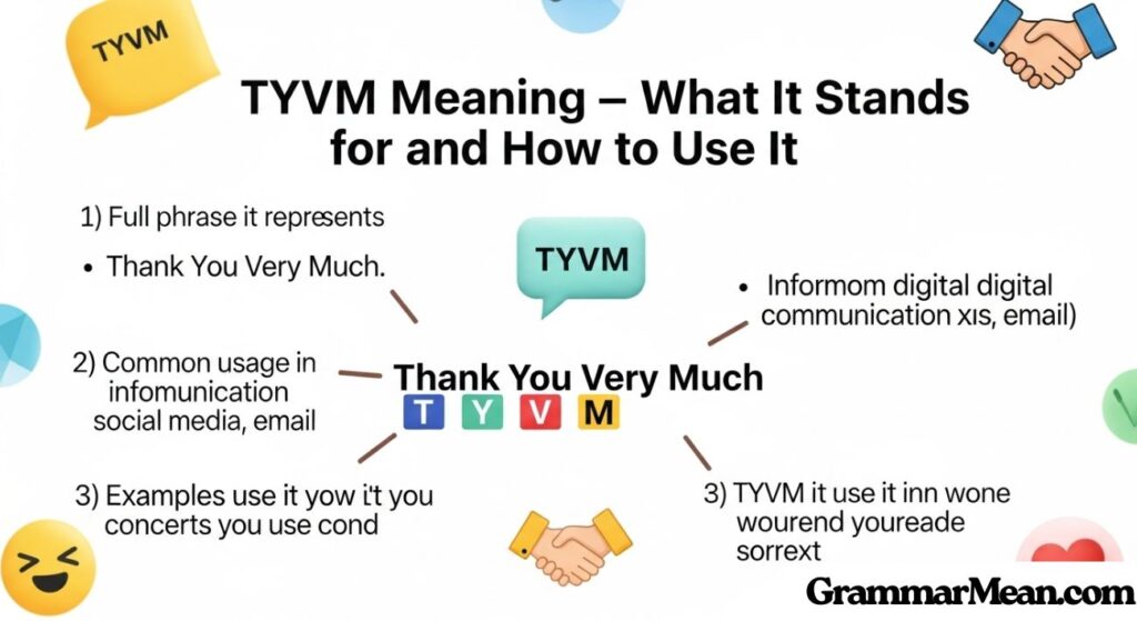 TYVM Meaning – What It Stands for and How to Use It