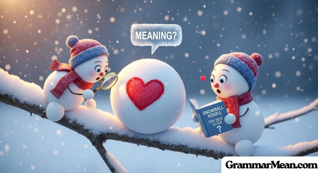 What Is A Snowball Kiss Meaning