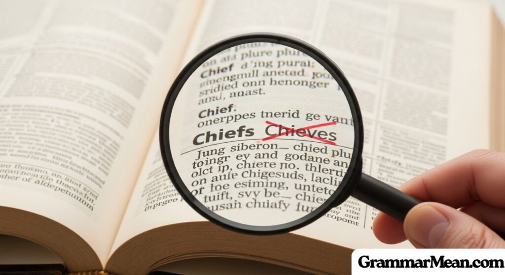 What is the Plural of Chief? Chiefs or Chieves?