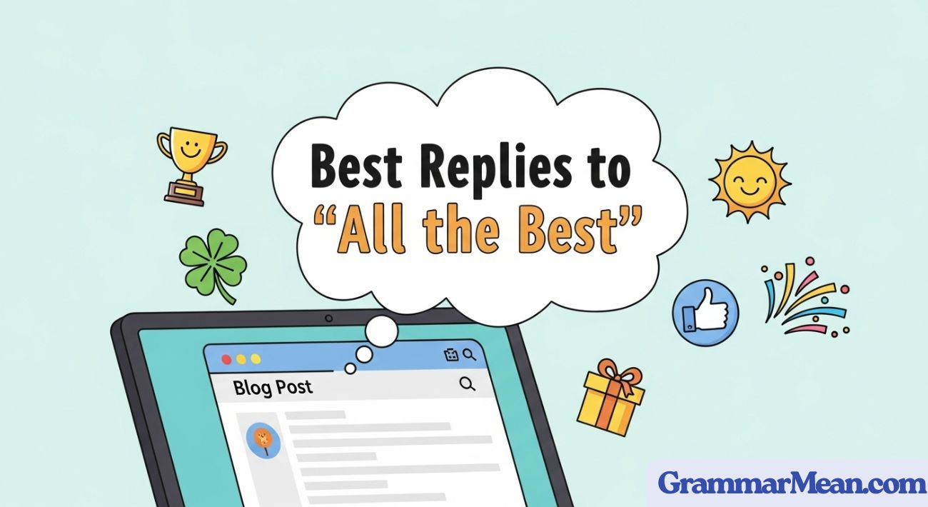 Best Replies to “All the Best
