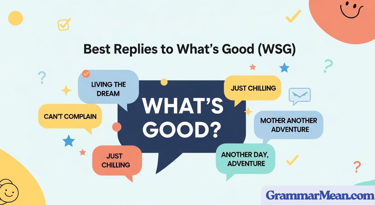 Best Replies to What’s Good (WSG)