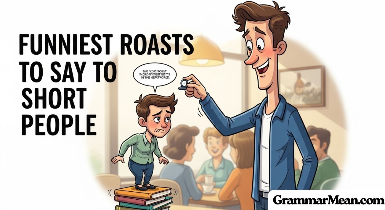 Funniest Roasts to Say to Short People