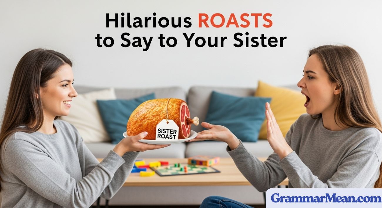 Hilarious Roasts to Say to Your Sister