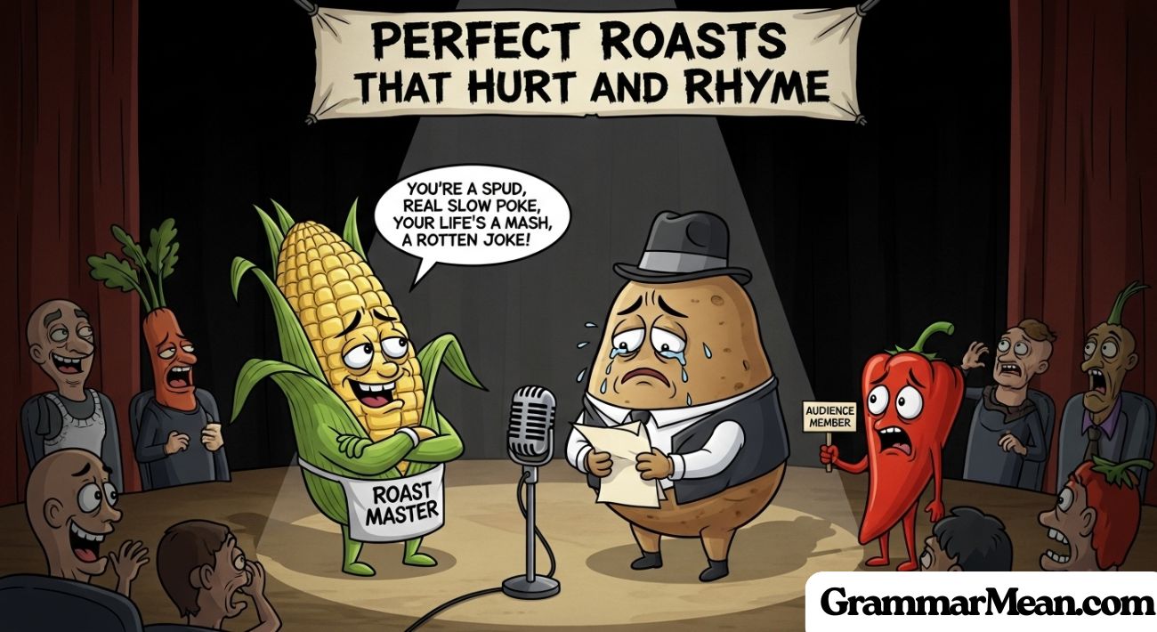 Perfect Roasts That Hurt and Rhyme