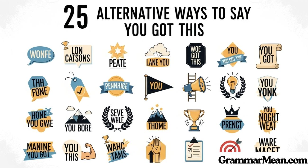 Alternative Another Ways to Say You Got ThisAlternative Another Ways to Say You Got This