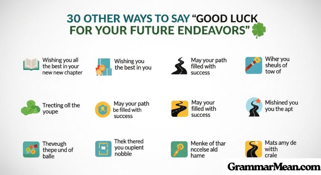 Other Ways to Say “Good Luck for Your Future Endeavors”