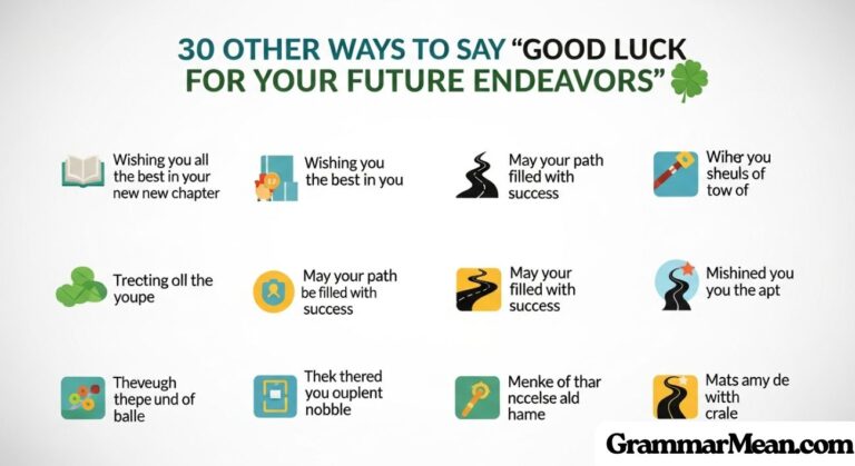 Other Ways to Say “Good Luck for Your Future Endeavors”