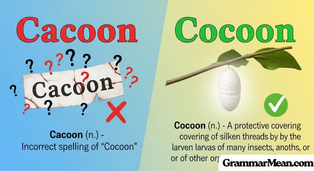 Cacoon or Cocoon: Which Spelling is Correct?