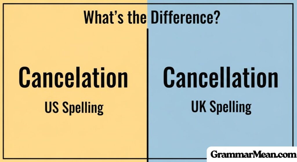 Cancelation or Cancellation – What's the Difference?