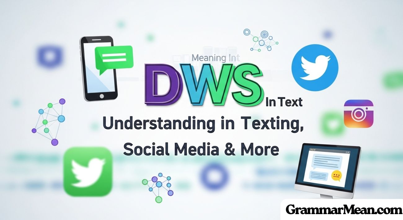 DWS Meaning In Text