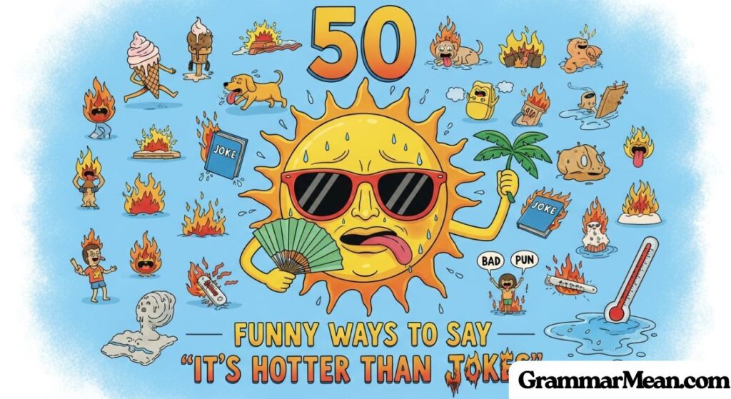 Funny Ways to Say "It’s Hotter Than Jokes" 2026