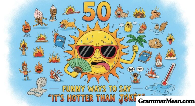Funny Ways to Say "It’s Hotter Than Jokes" 2026