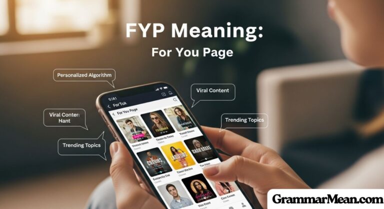 FYP Meaning: Understanding “For You Page” and More