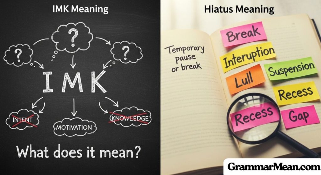 IMK Meaning (Hiatus Meaning)