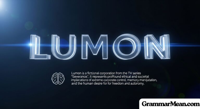 Lumon Definition and Meaning