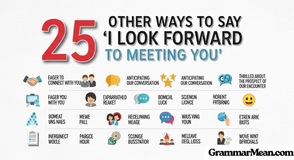 Other Ways to Say "I Look Forward to Meeting You"