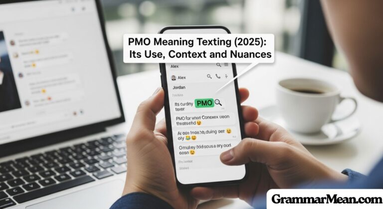 PMO Meaning Texting