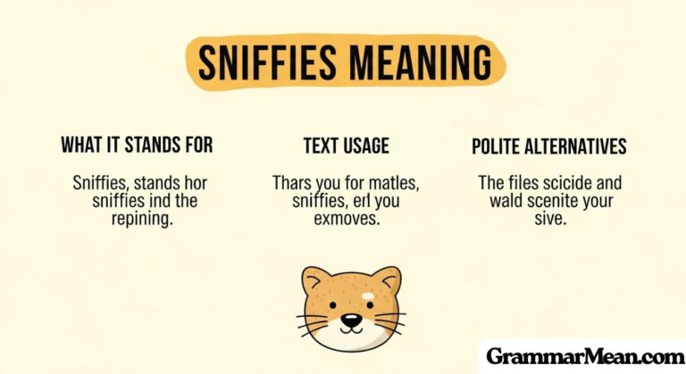 Sniffies Meaning