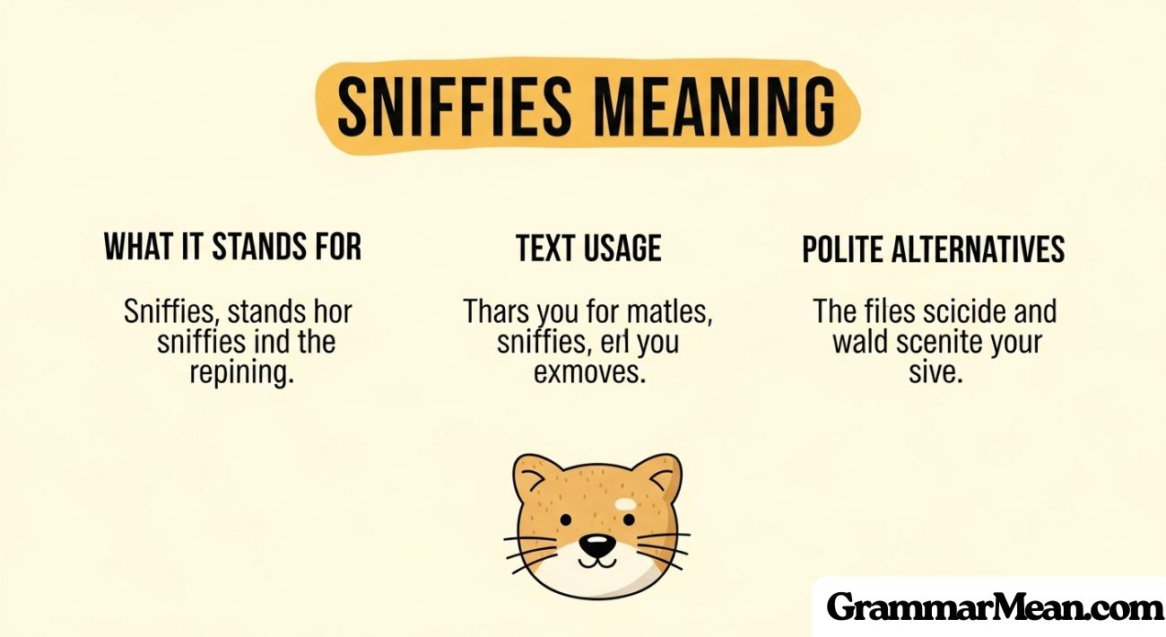 Sniffies Meaning
