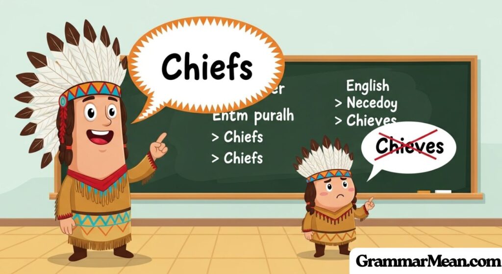 What is the Plural of Chief? Chiefs or Chieves?
