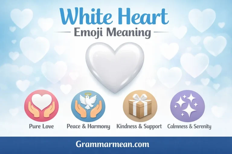 White Heart Emoji Meaning