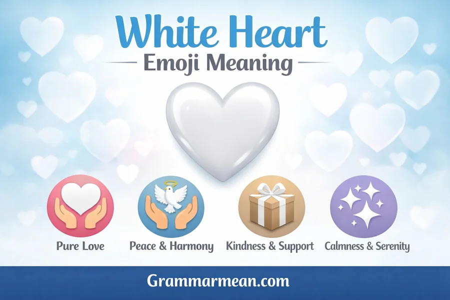 White Heart Emoji Meaning