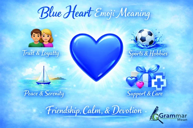 blue heart emoji meaning