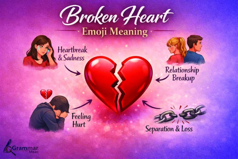 broken heart emoji meaning