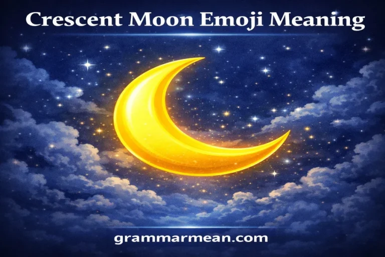 Crescent Moon Emoji Meaning